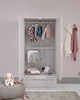 Atlas 3 Piece Cotbed Set with Dresser Changer and Wardrobe- White image number 10